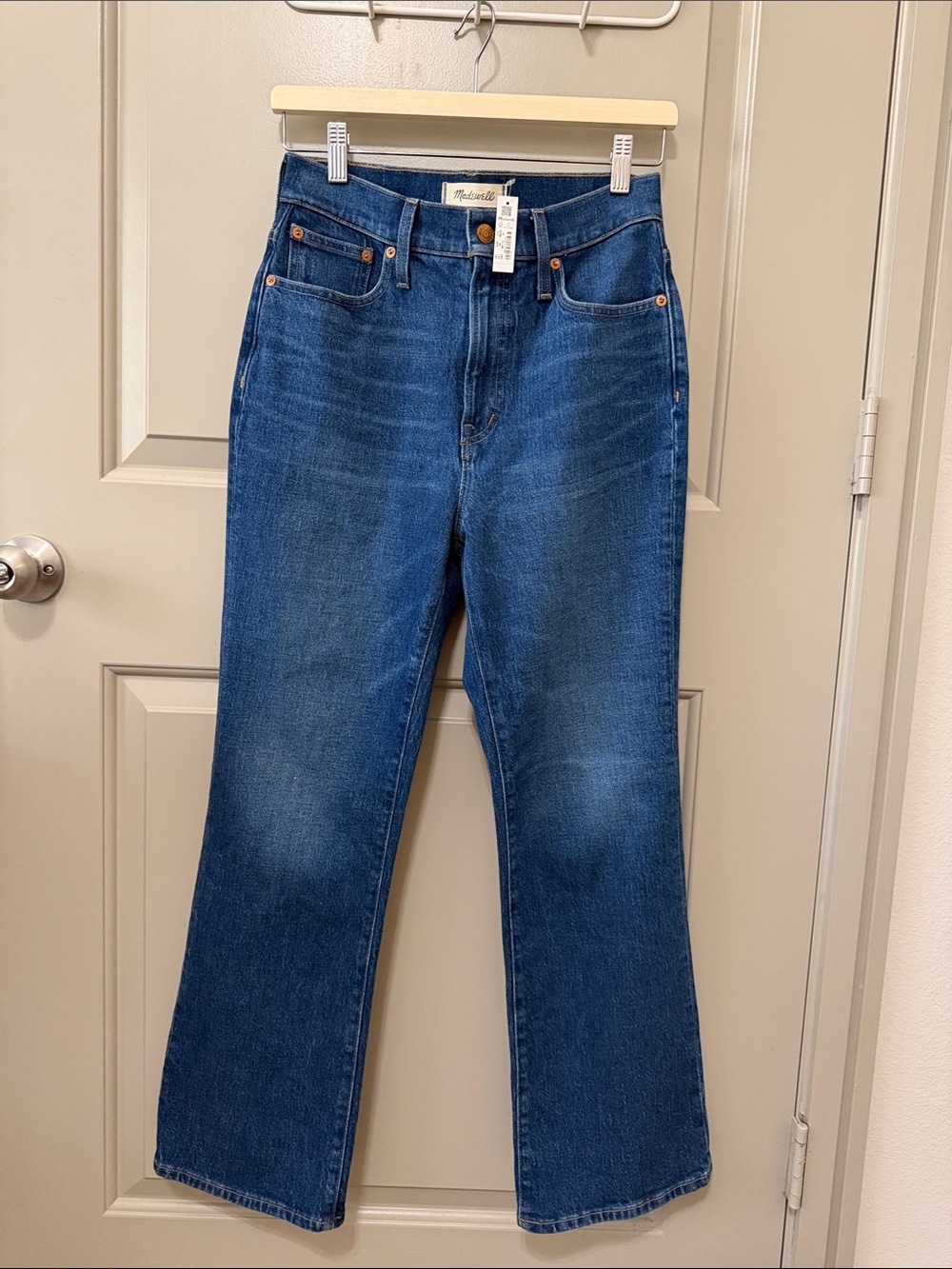 NWT Madewell Flare Crop Jeans Size 26